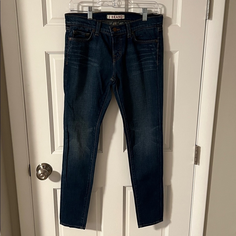 J Brand Classic Low Rise Ankle Skinny Jeans Size 29 Made in USA color: Bayou